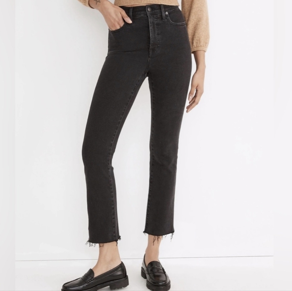 Madewell High-rise Slim Crop Boyjean